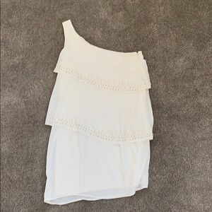 Express Women’s White Dress (NEVER WORN)